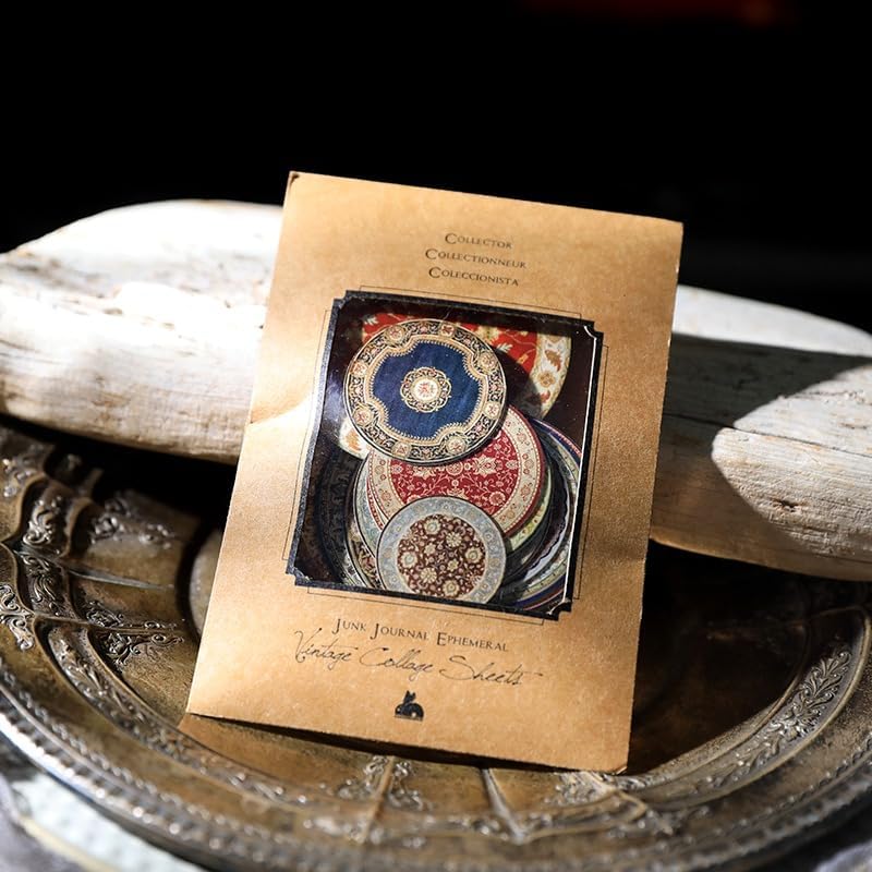Vintage Junk Journal Decoupage Elements Paper Card