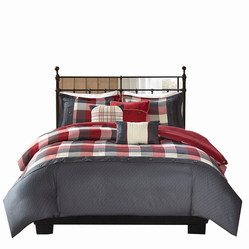 Gracie Mills Nanette 6 Piece Herringbone Duvet Cover Set - Grace-9326