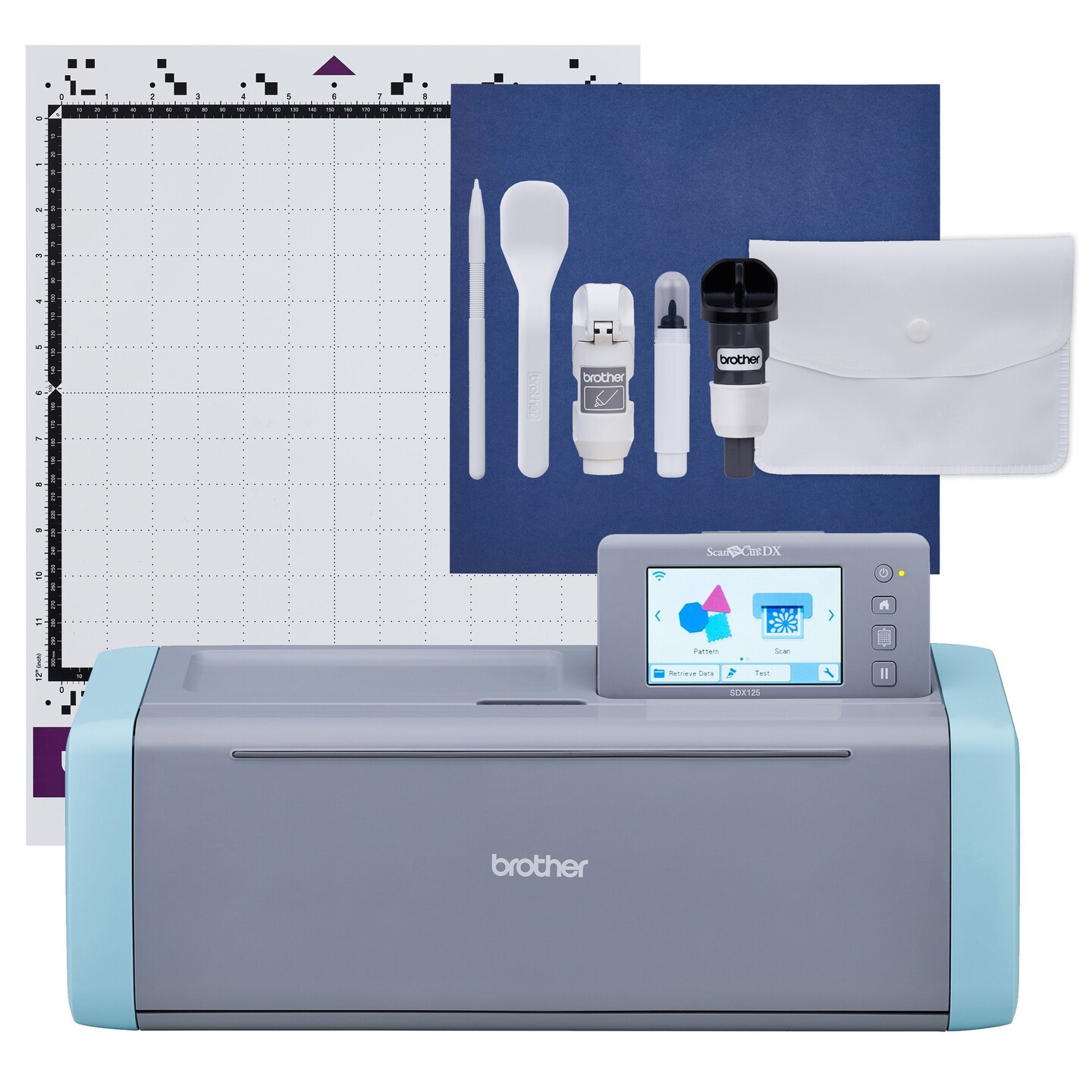 Brother ScanNCut SDX125e Wireless Bundle w/ Oracal Vinyl & Siser HTV