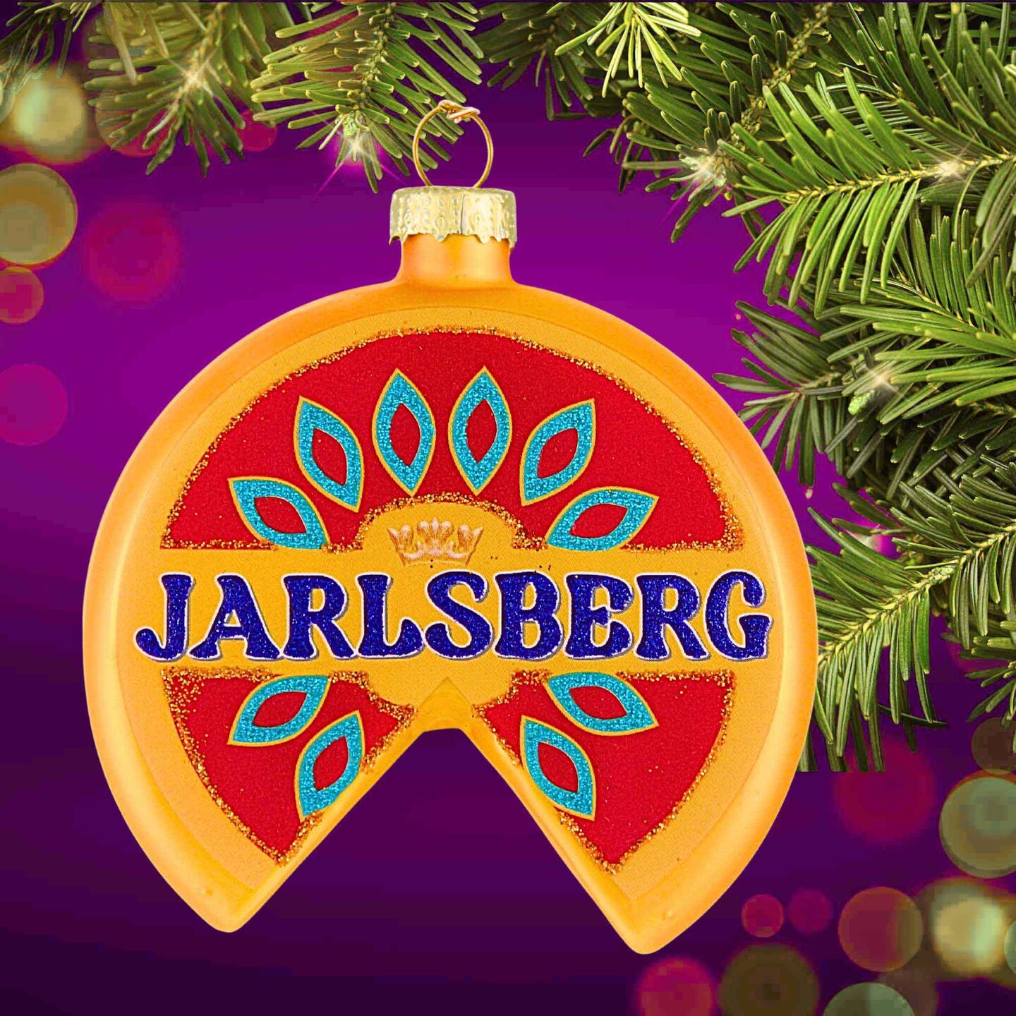 Cody Foster 3.25 In Norwegian Cheese Christmas Tree Ornament , Christmas Decor Signature Hole Cheese