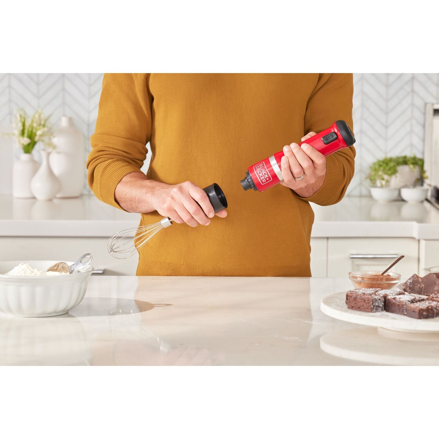 BLACK+DECKER kitchen wand™ Cordless 3in1 Kitchen Multi-tool, Red