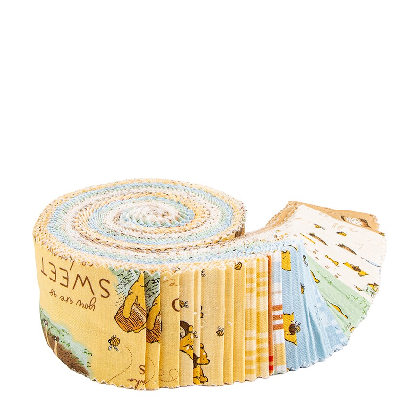 Winnie the Pooh 2.5" Strip Roll (Jelly Roll / Rolie Polie) by Echo Park Paper Co. for Riley Blake (RP-17000-40)