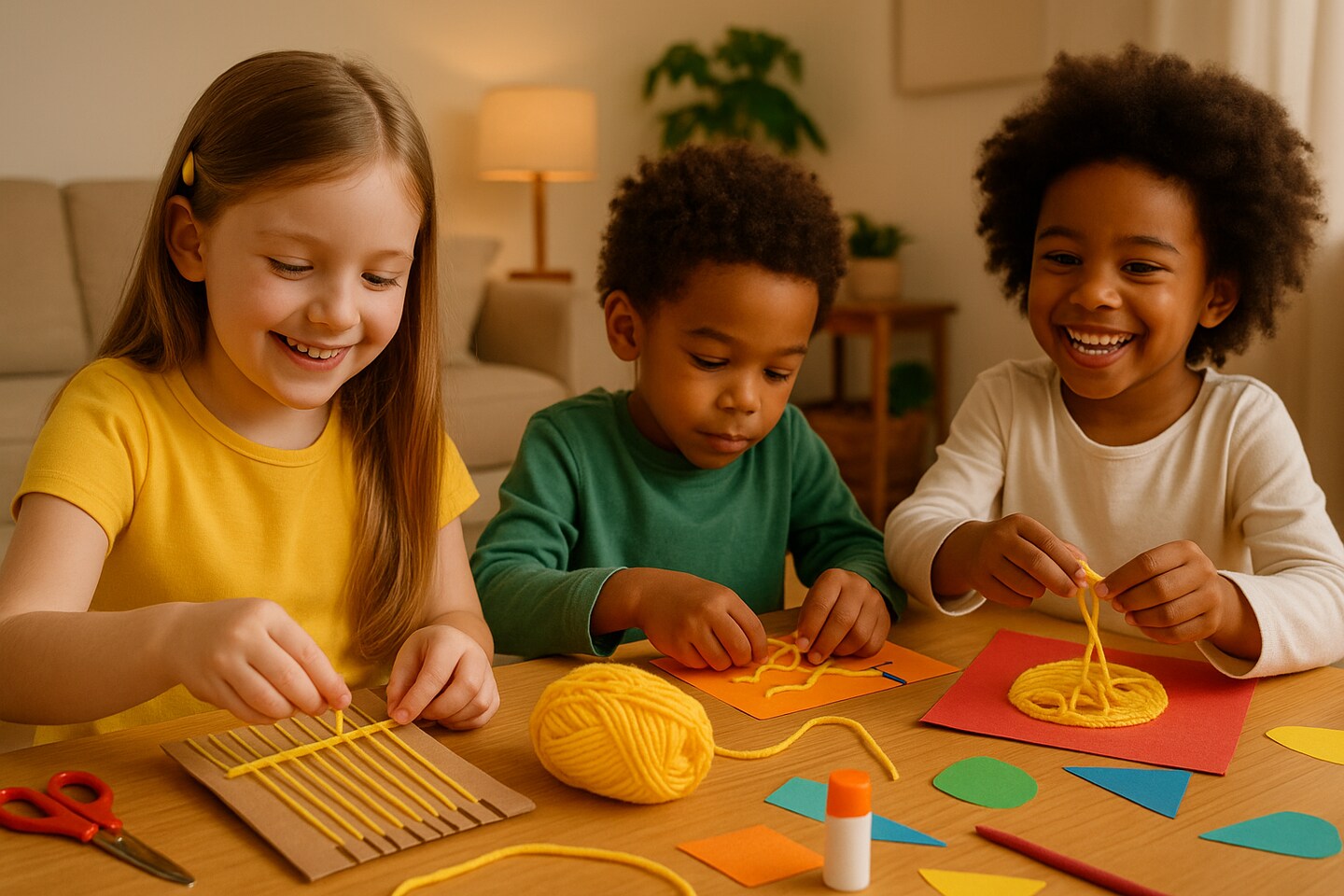 DIY Yarn 65 Yards – Assorted Colors for Kids Crafts, Classroom Projects & DIY Art