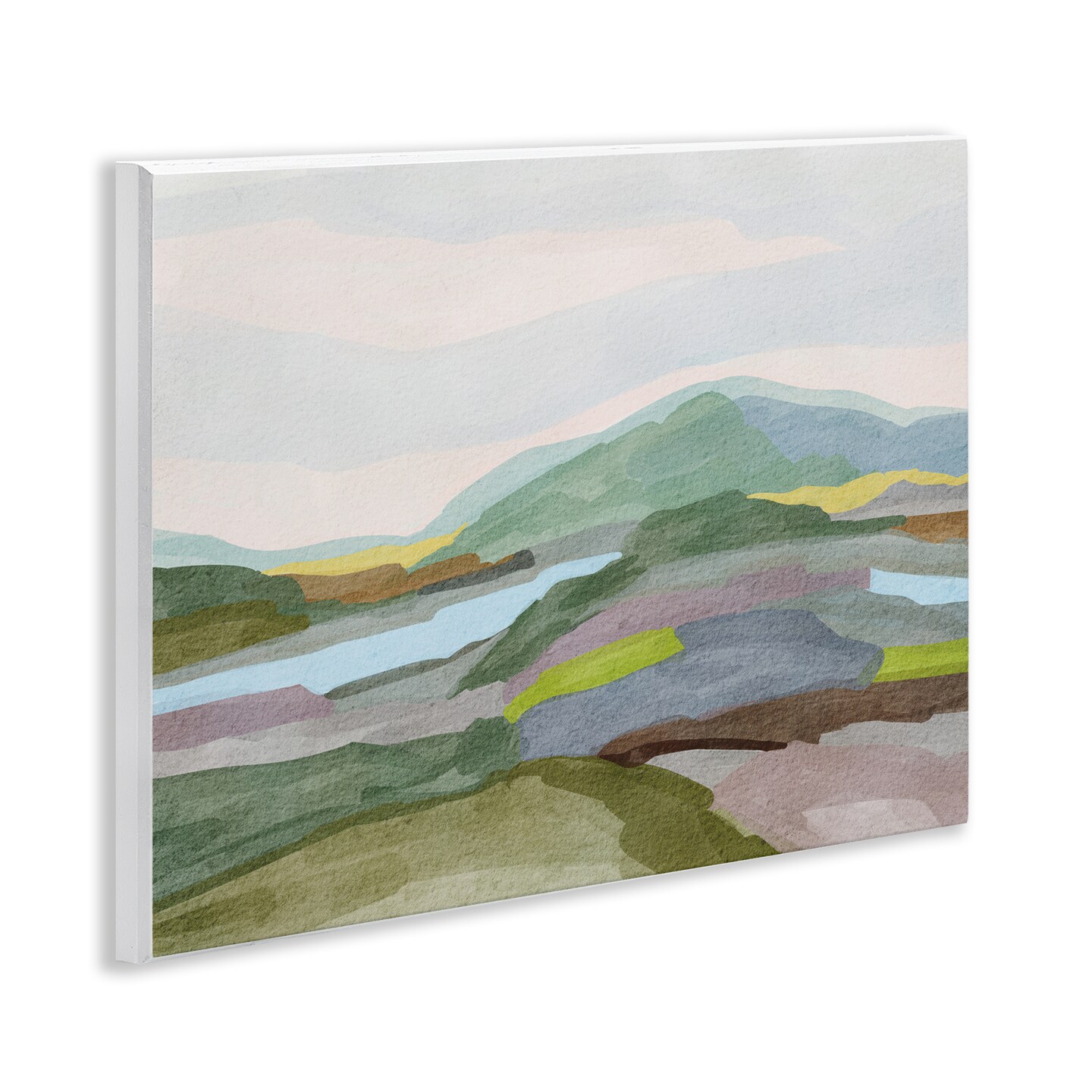 Stupell Industries Green Earth Tones Landscape Wall Plaque By Nikita Jariwala