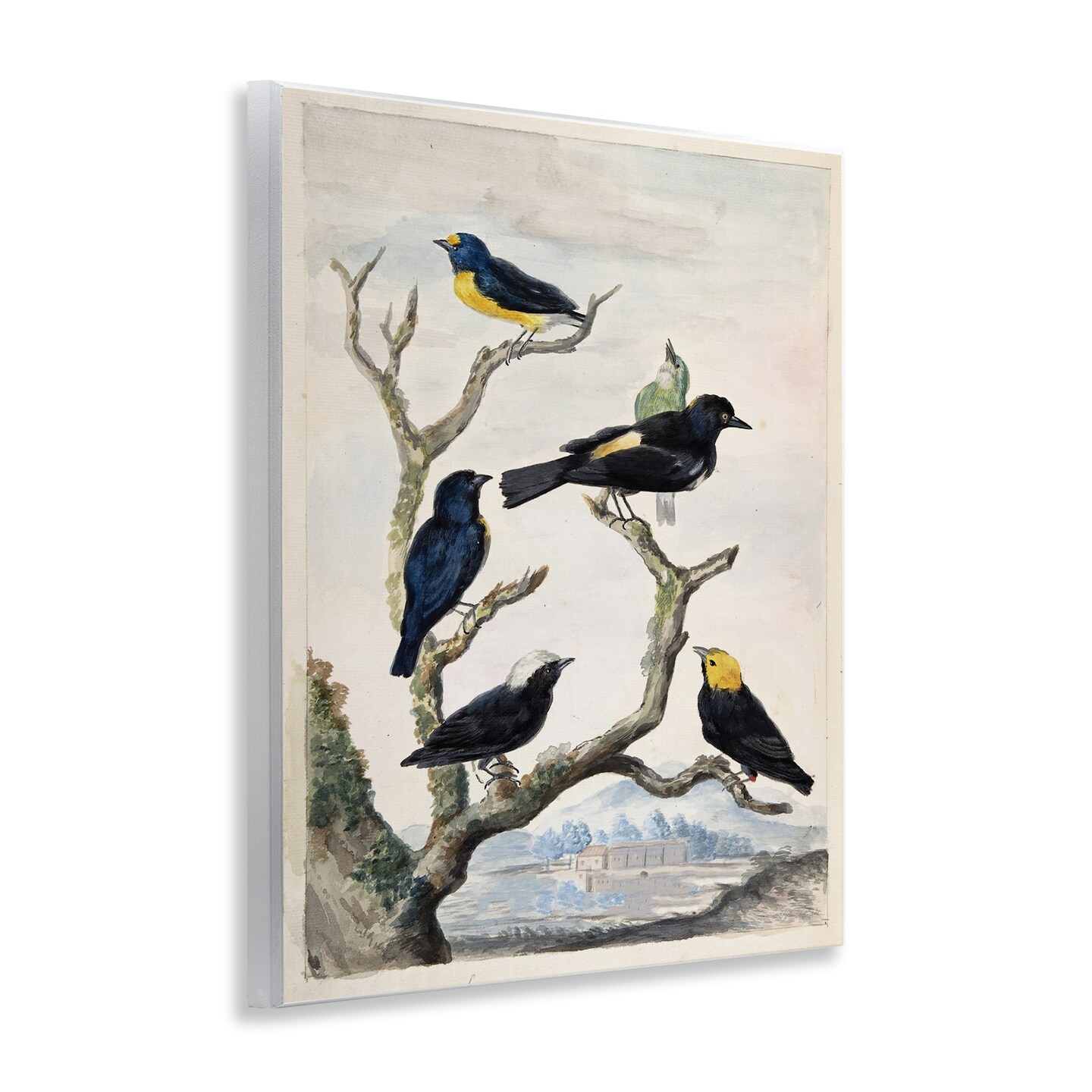 Stupell Industries Perched Birds on Branches Wall Plaque By Stellar Design Studio