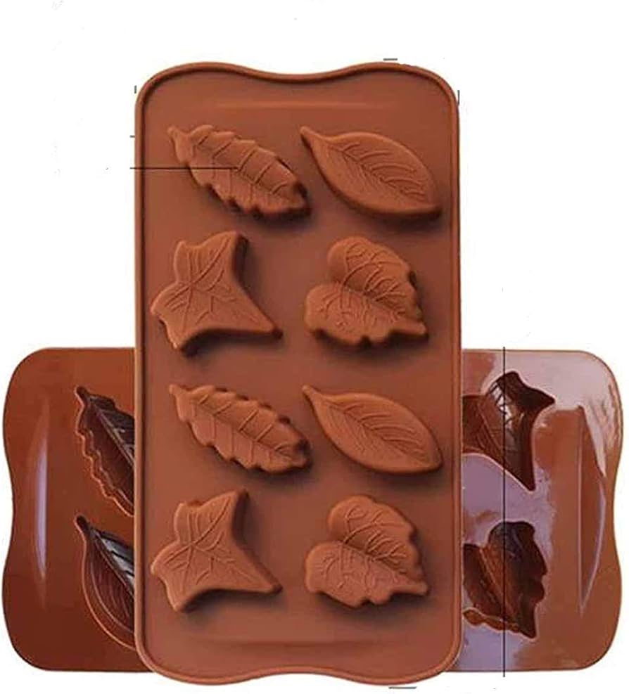 Fall Leaves Silicone Mold Flexible Candy Chocolate & Jelly Mold for Autumn Treats