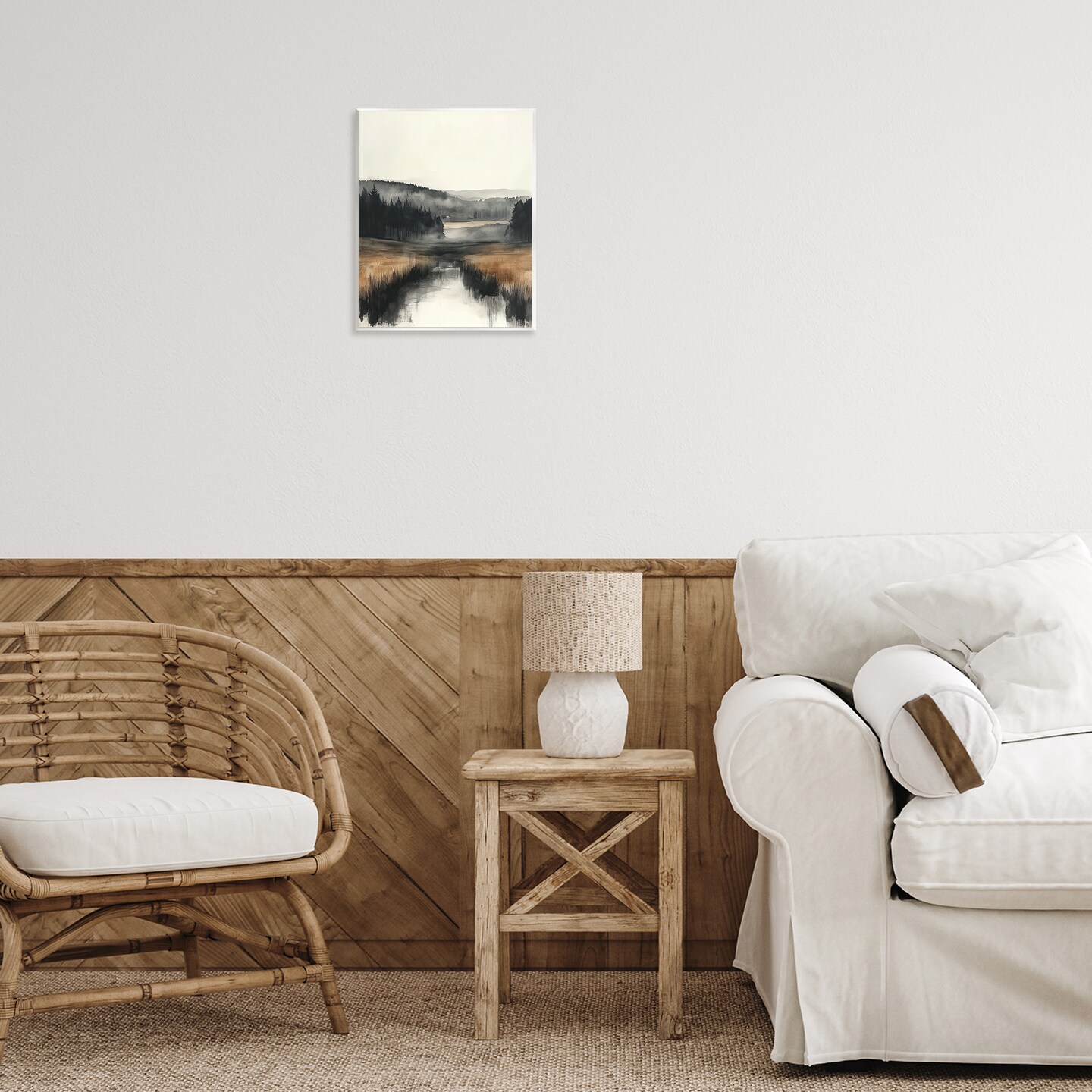 Stupell Industries Sepia Countryside Landscape Wall Plaque By Annabelle Hall