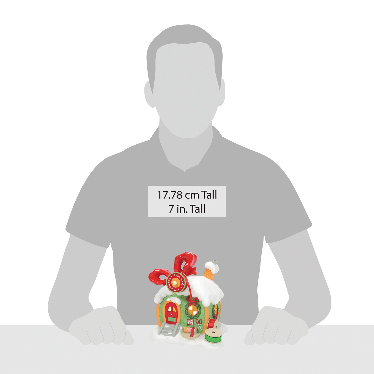 Department 56 Grinch Village Every Who's Ribbon & Bows Figurine 7in H