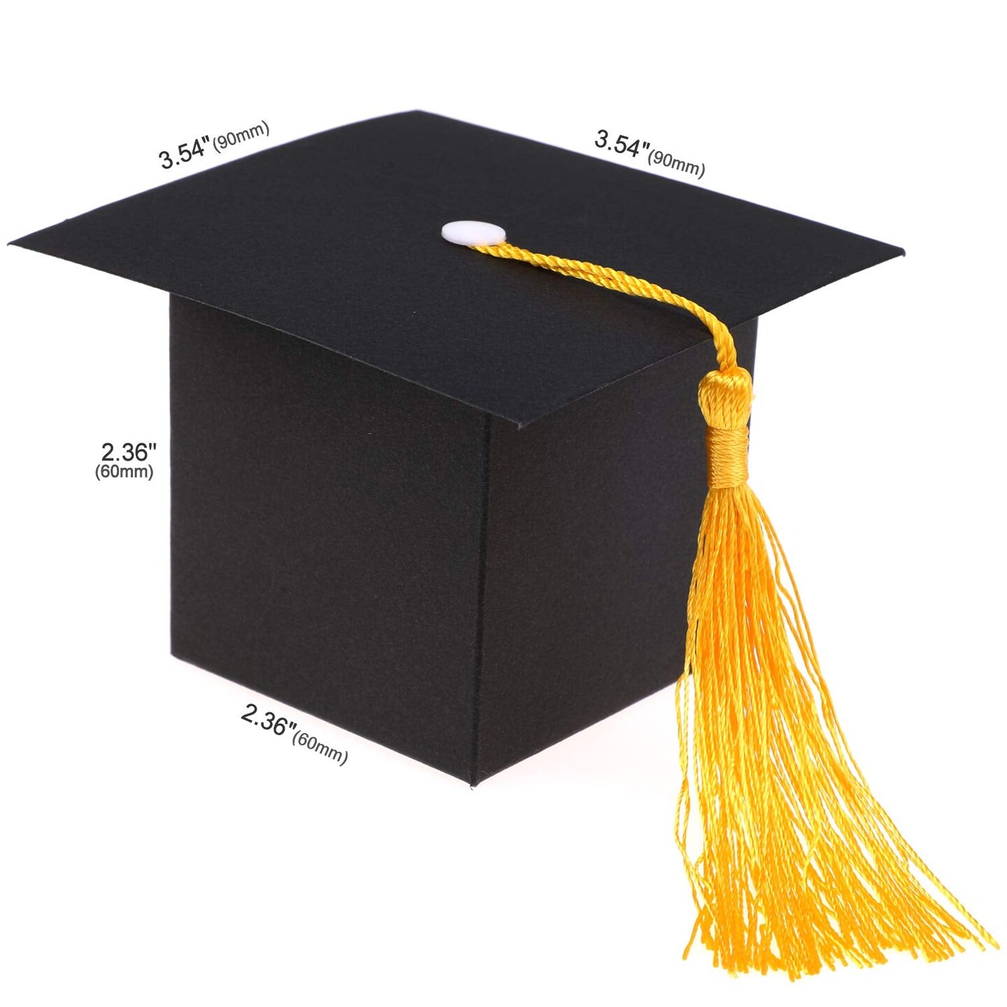 Graduation Decorations - 30PCS Grad Cap Box DIY Candy Boxes for Grad Party Favors