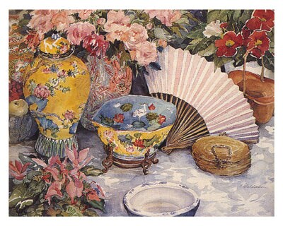 Oriental Splendor by Joy Waldman Wall Art Décor 11 x 14 Art Print