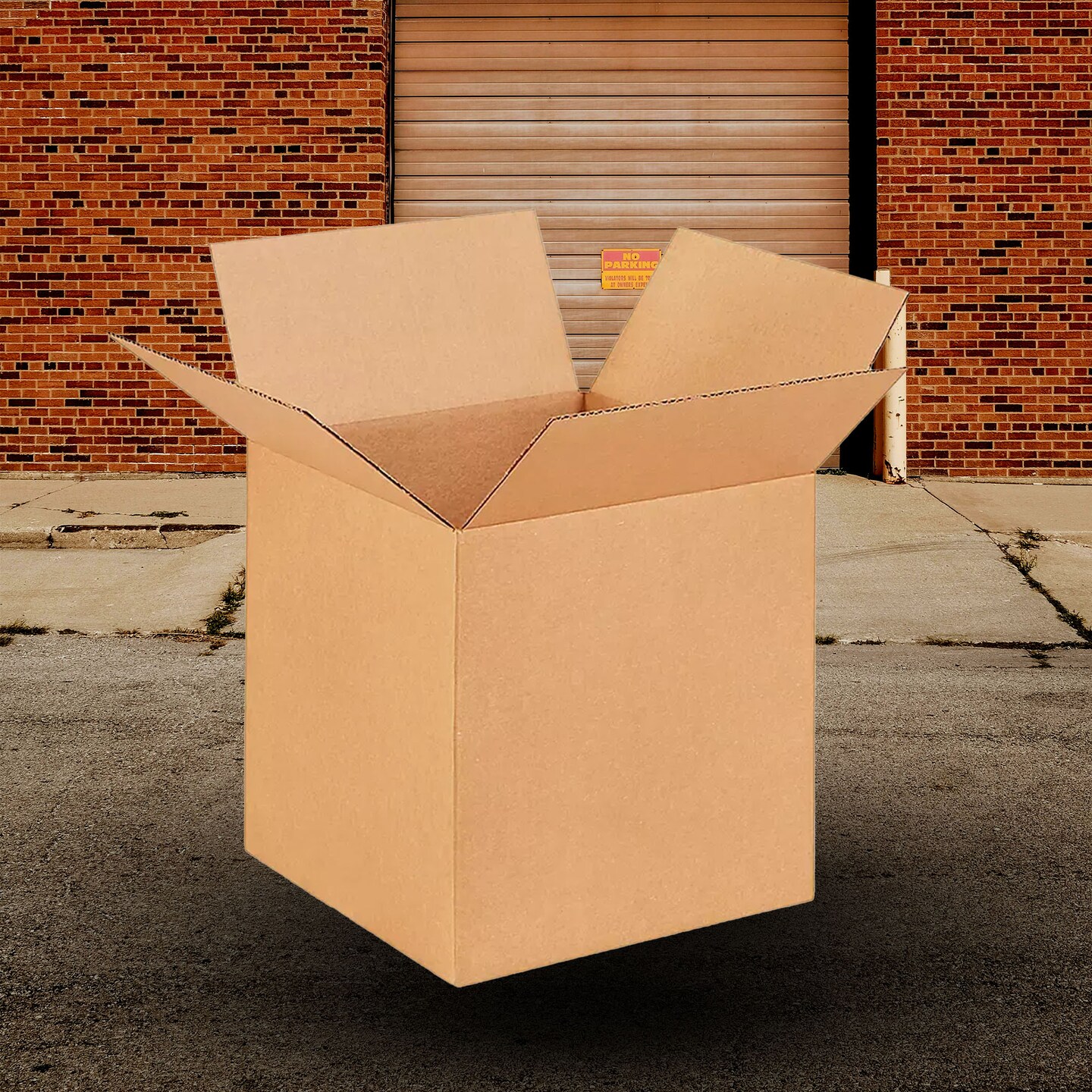 25 pcs Corrugated Shipping Boxes Durable Kraft Case 15 x 15 x 15 Inch