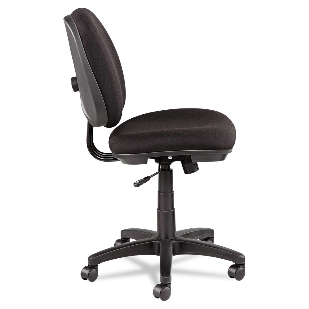 Alera Interval Series 18.42 in. to 23.46 in. Seat Height Swivel/Tilt Task Chair - Black