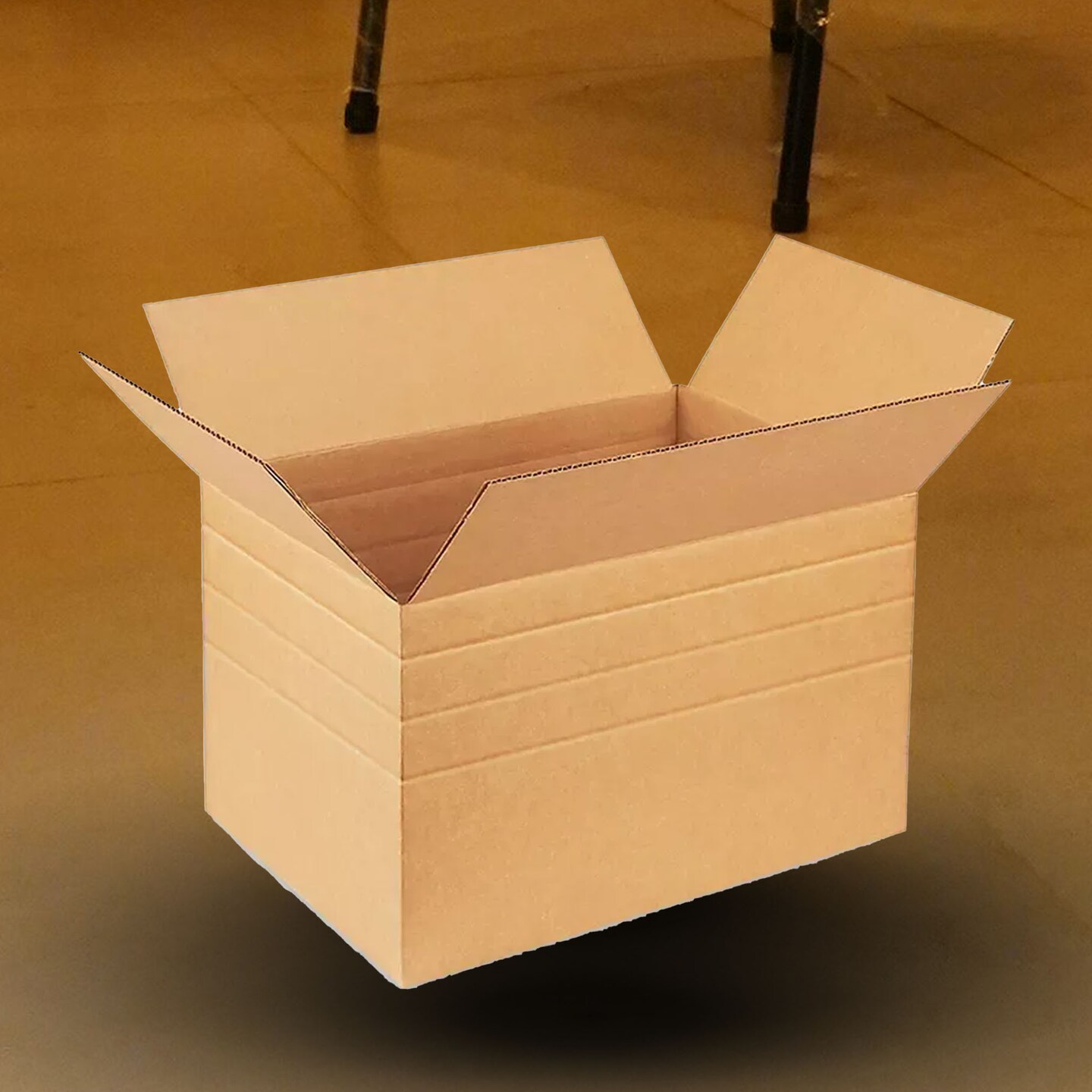 25 Pack Multi Depth Corrugated Cardboard Boxes for Packing Shipping and Storage 19 x 13 x 12 inch