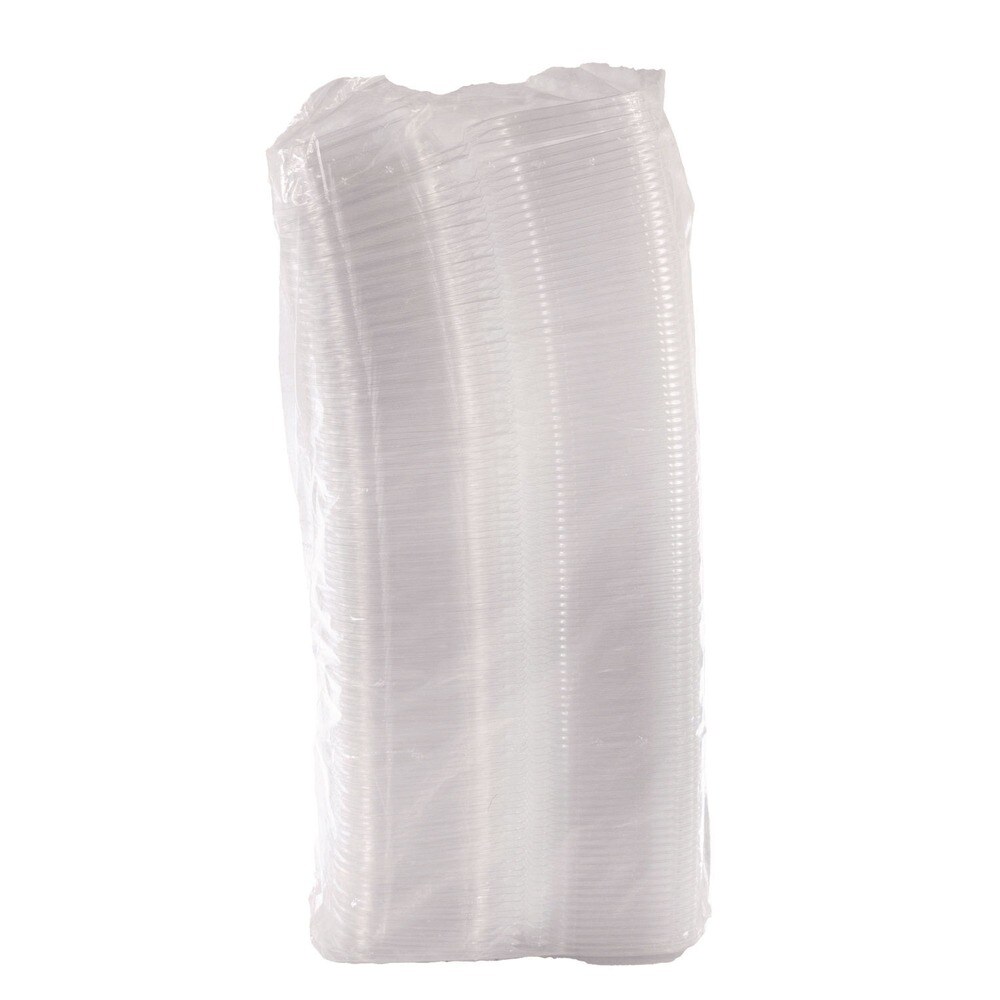Dart ClearPac SafeSeal 8 oz. Flat Lid Plastic Tamper-Resistant/Evident Containers - Clear (200/Carton)