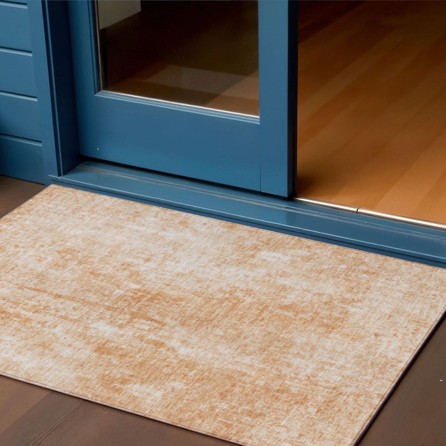 Edge Collections - 3' x 5' - Brown - Classic Abstract Washable