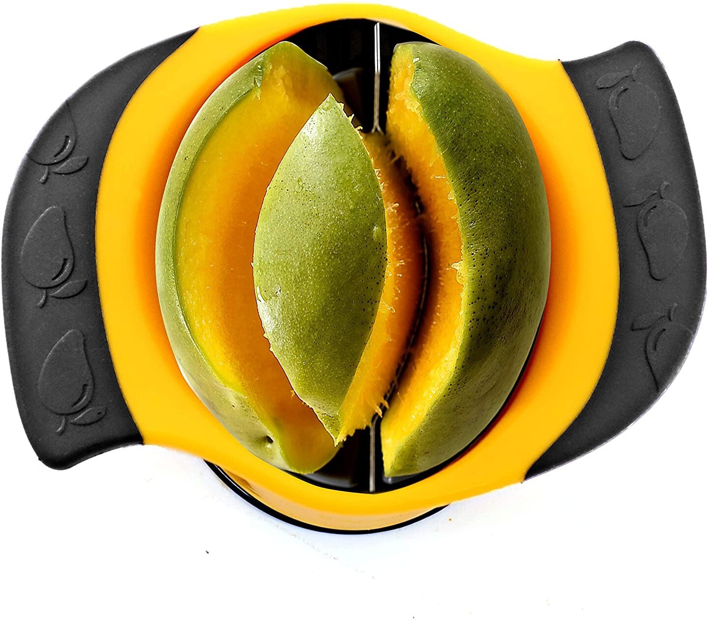 Norpro Grip-EZ 2-Section Stainless Steel Mango Slicer