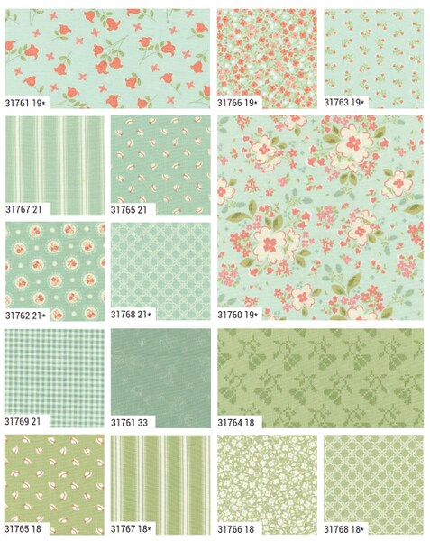 Sunbonnet 2.5&#x22; Strip Roll (Jelly Roll) by My Sew Quilty Life for Moda (31760JR)