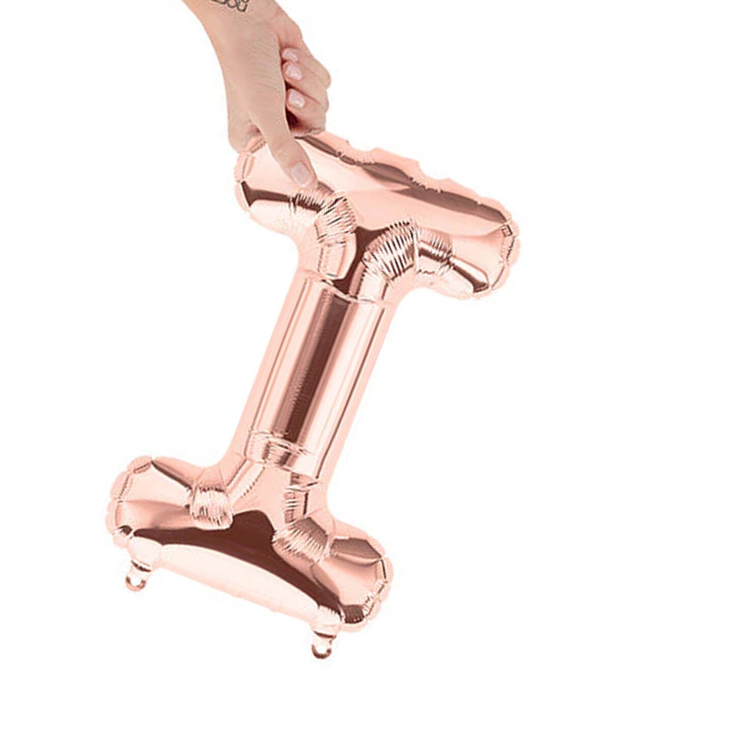 NorthStar Balloons&#xAE; 16 Inch Letter I Rose Gold Air Fill Only