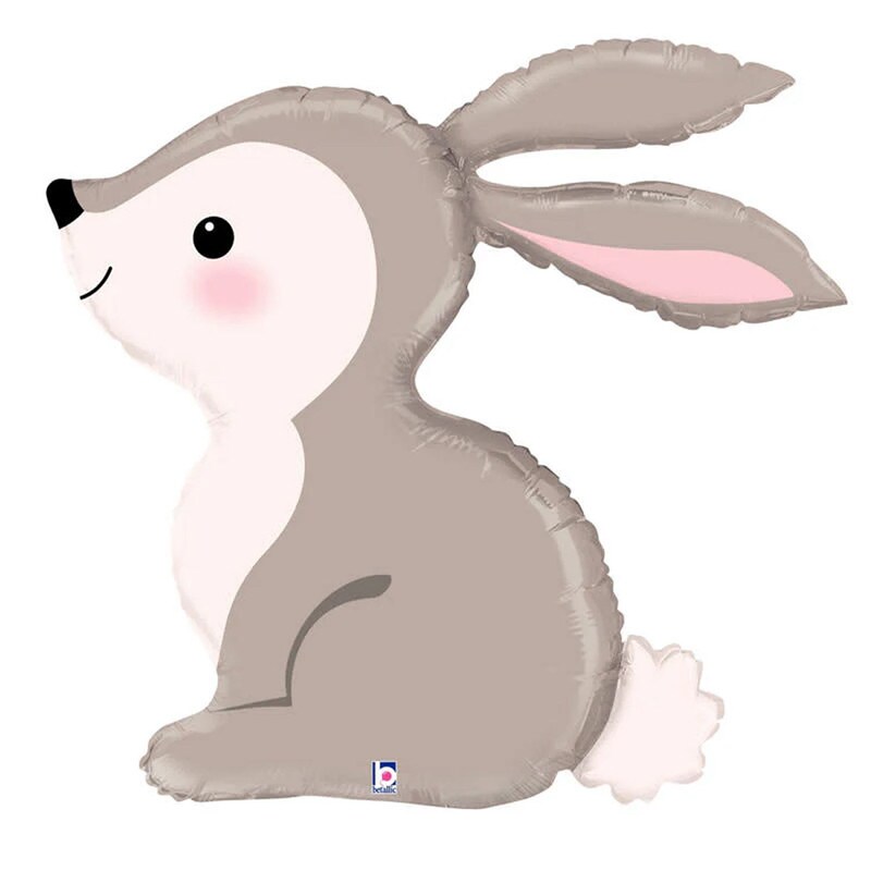 36" Woodland Bunny Balloon Forest & Baby Shower Party Decoration