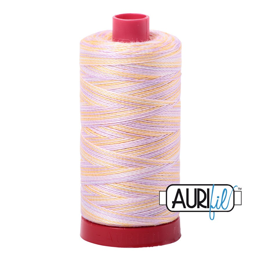 Bari - Variegated (4651) | 12wt Large Spool (325M / 356Y) | Aurifil ...