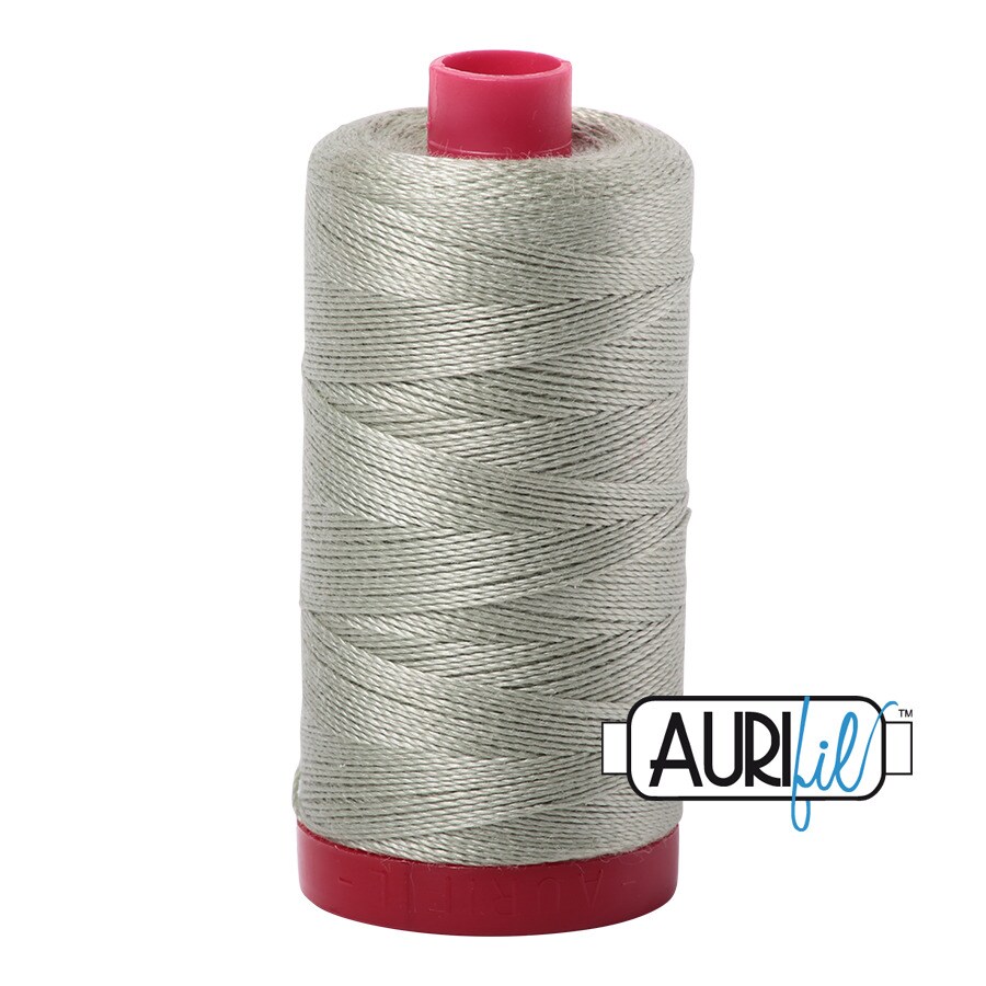 Light Laurel Green (2902) | 12wt Large Spool (325M / 356Y) | Aurifil Thread