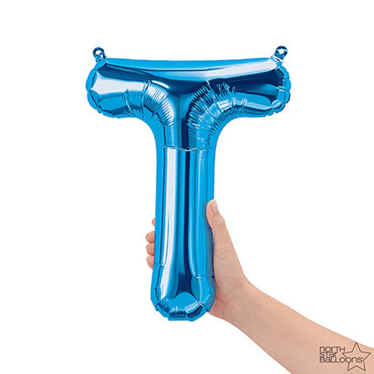 NorthStar Balloons&#xAE; 16 Inch Letter T Blue Air Fill Only