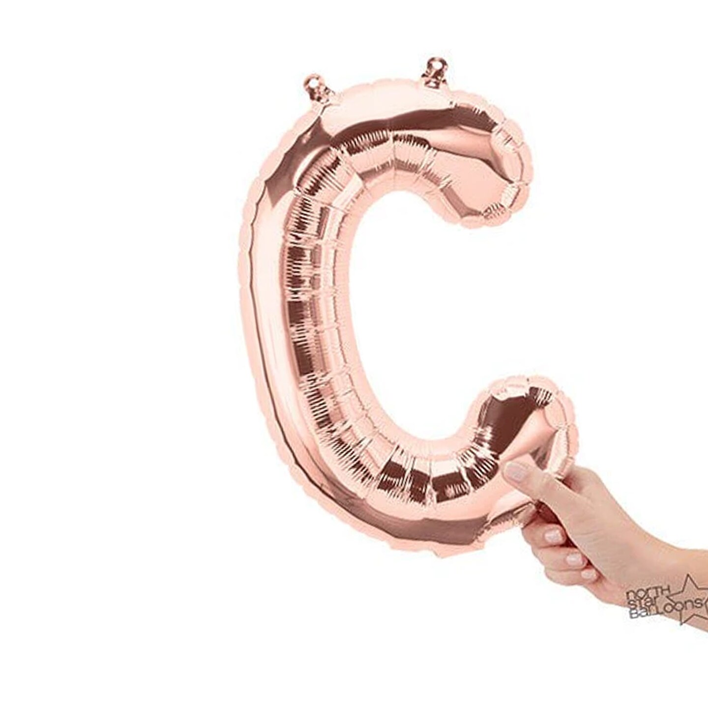 NorthStar Balloons&#xAE; 16 Inch Letter C Rose Gold Air Fill Only