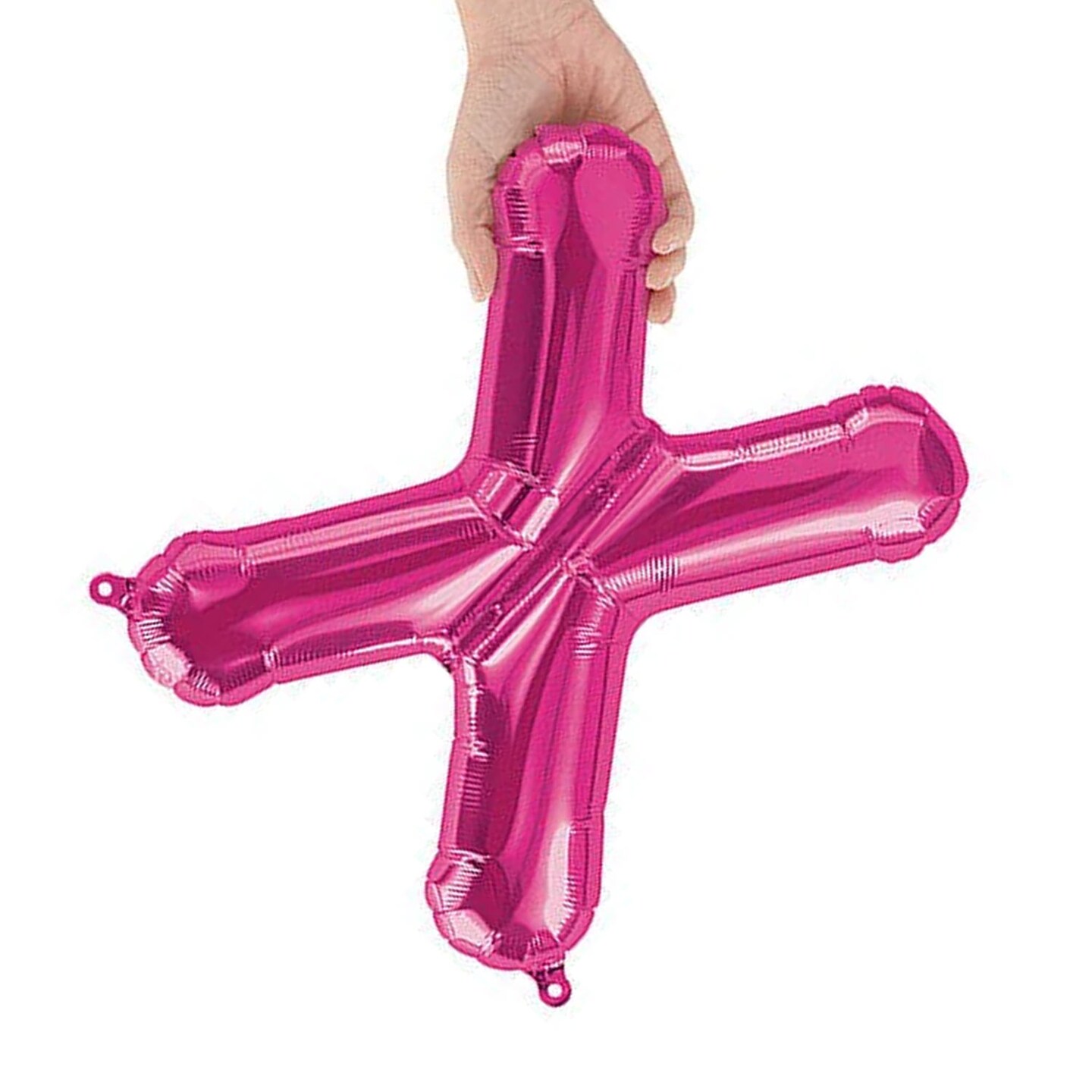 NorthStar Balloons&#xAE; 16 Inch Letter X Magenta Air Fill Only