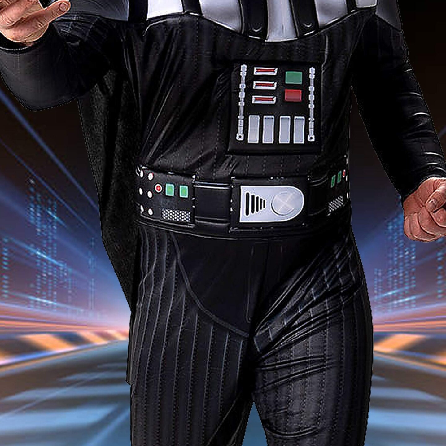 Darth Vader Adults Qualux Costume Star Wars One Size Villain Outfit
