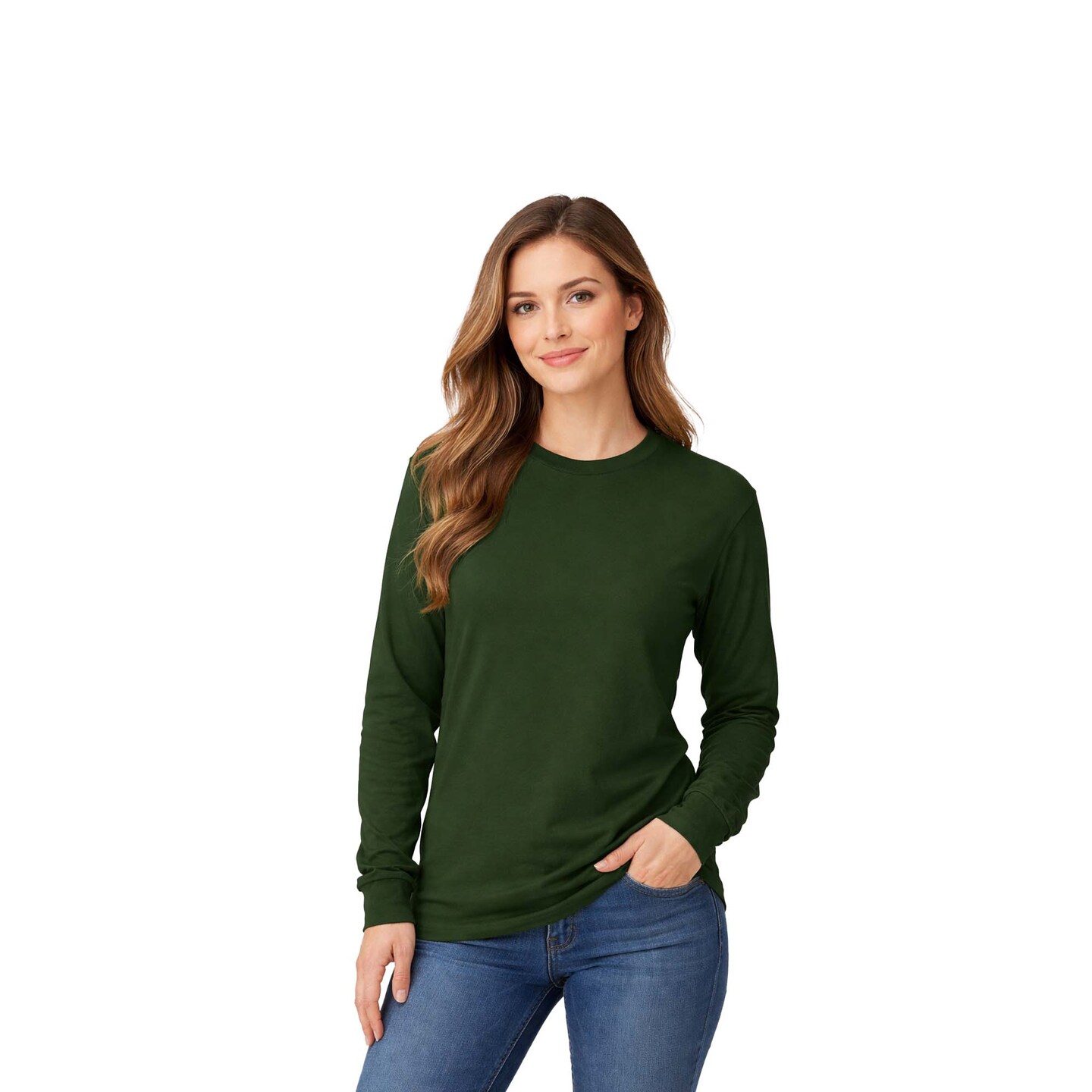 Gildan® Ultra Cotton Heavyweight Long Sleeve T-Shirt For Custom Printing