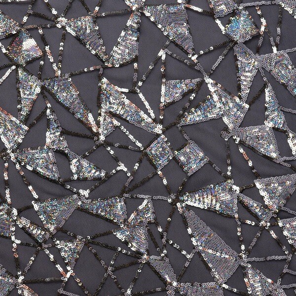 Flaunt It Stretch Mesh Sequin Fabric