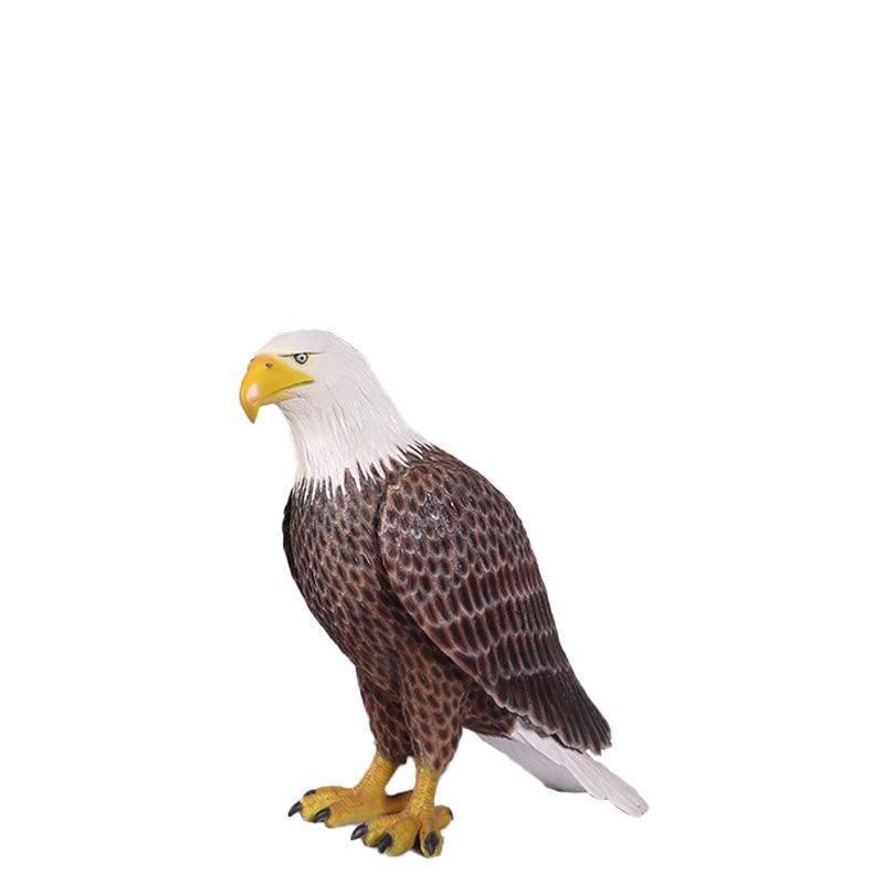 Standing Bald Eagle Life Size Statue