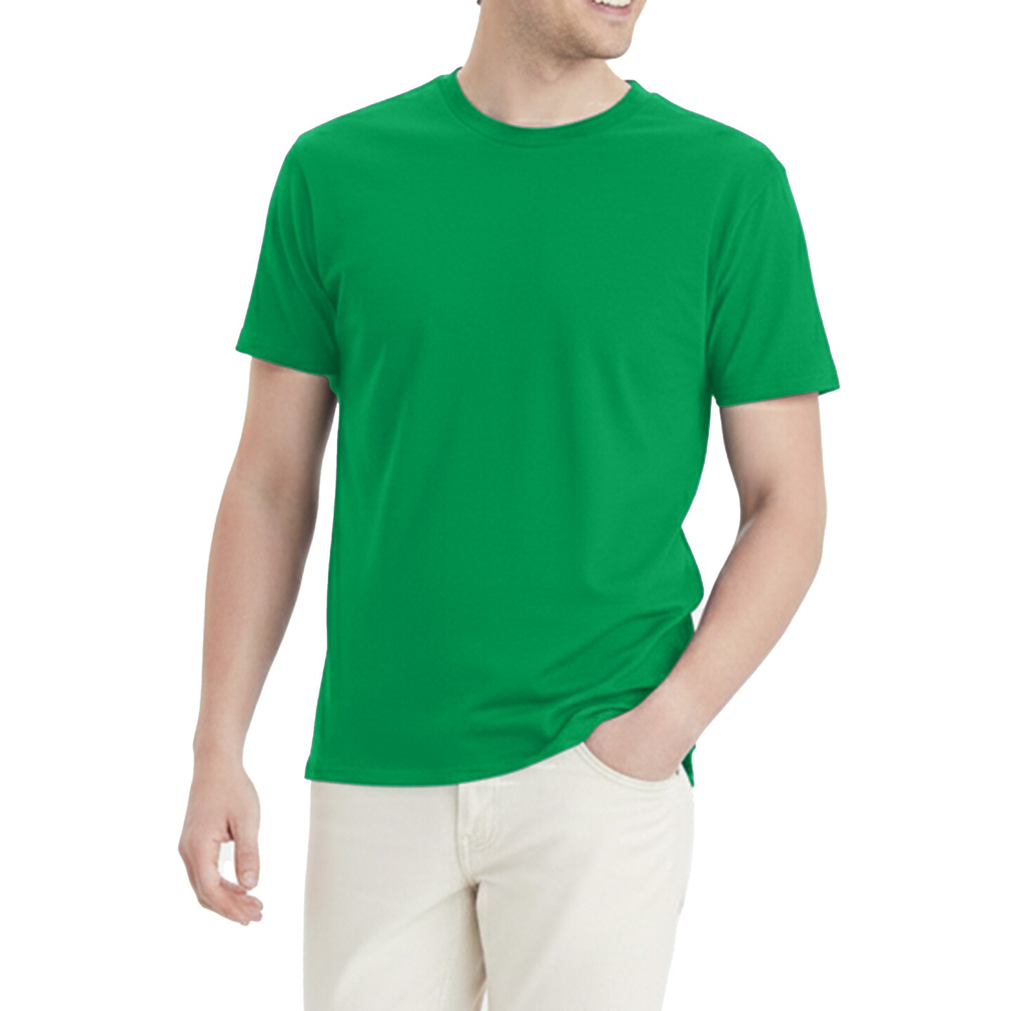 Hanes Perfect-T Blank T-Shirt, Crewneck Short Sleeve Basic Plain Tee