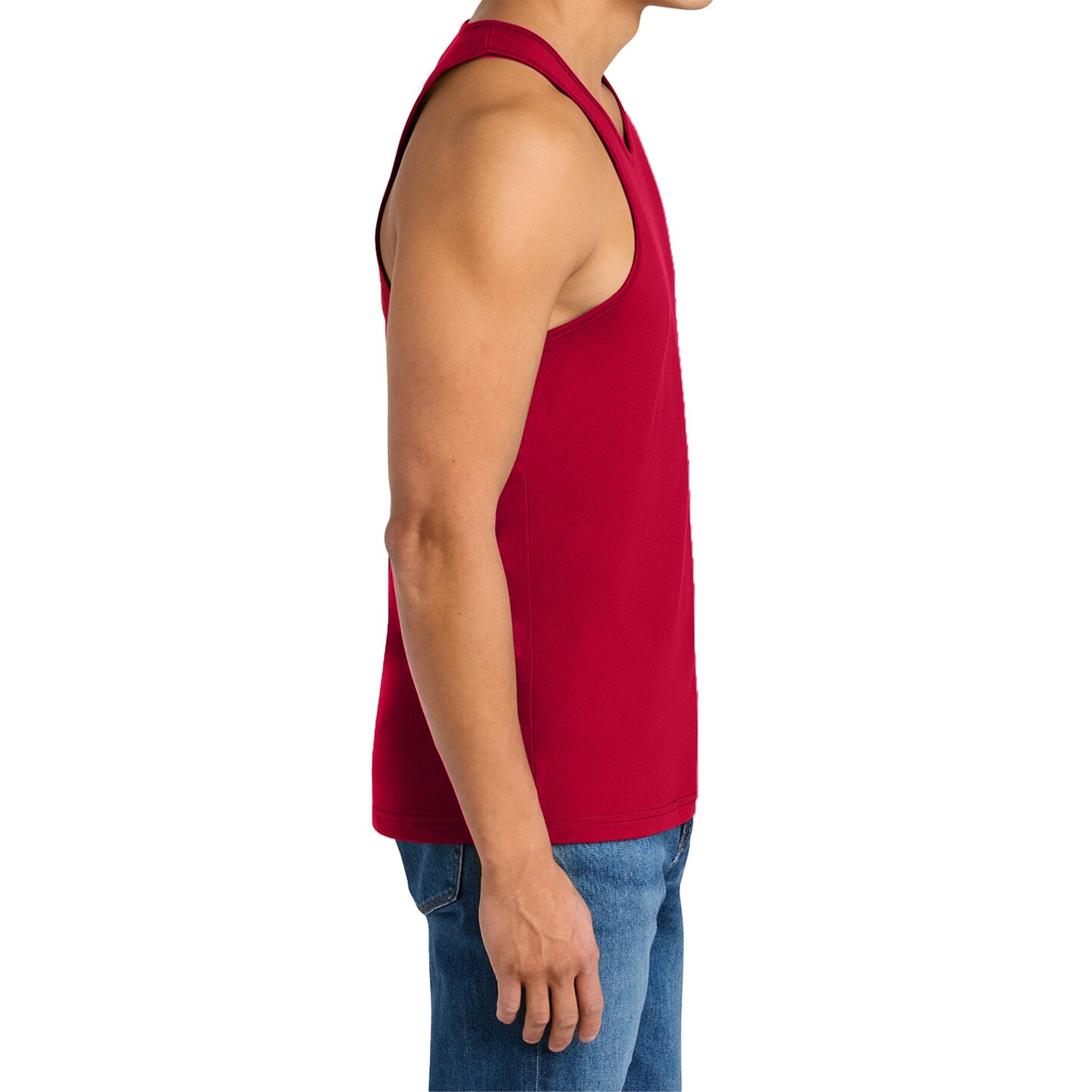 Next Level Men’s Cotton Muscle Tank, Casual Sleeveless Tank Top Blanks for DIY Crafting