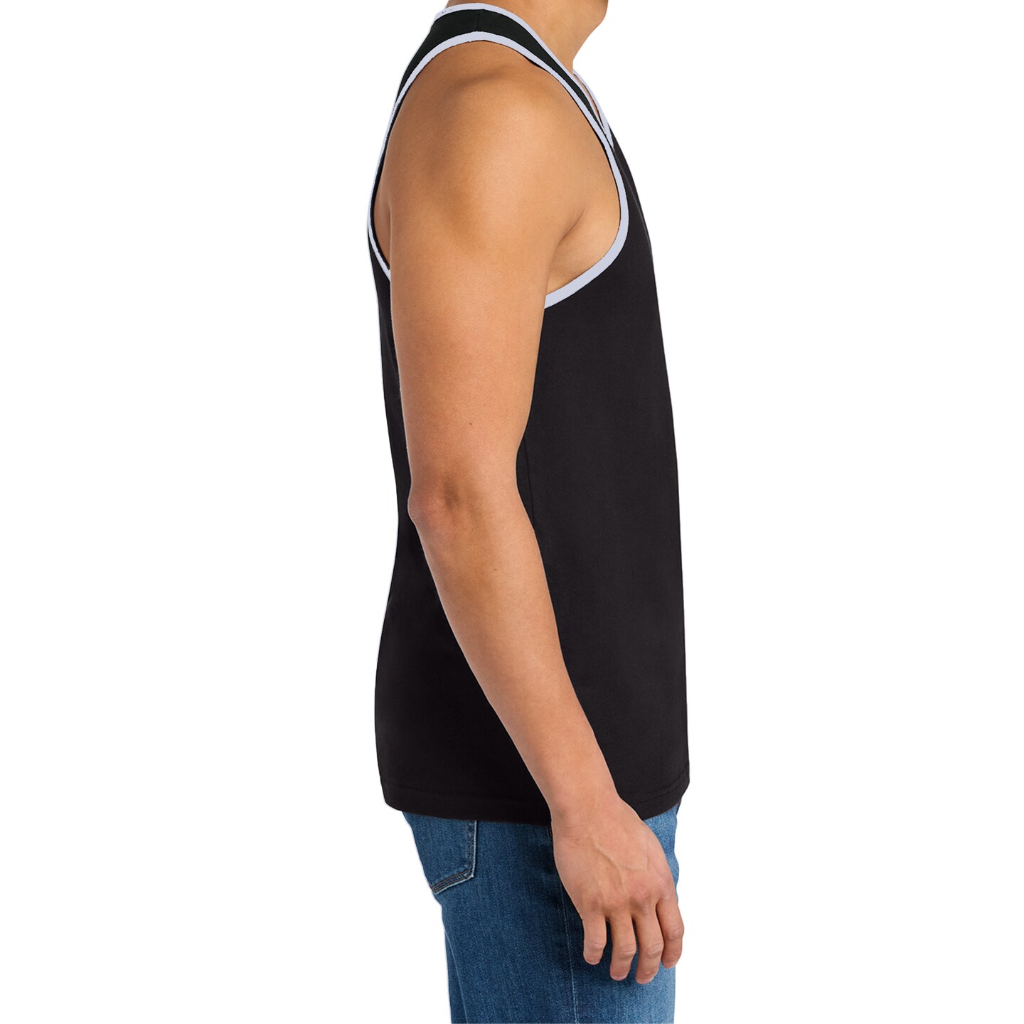 Next Level Men’s Cotton Muscle Tank, Casual Sleeveless Tank Top Blanks for DIY Crafting