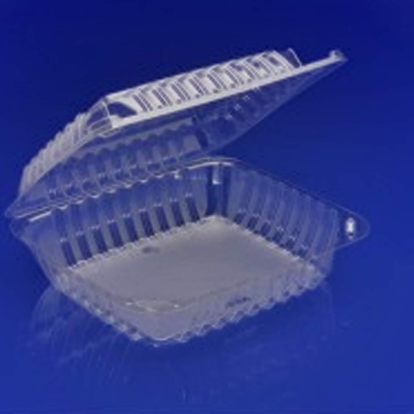 15 Count 8" Hoagie Hinged Food Containers Durable Takeout Boxes