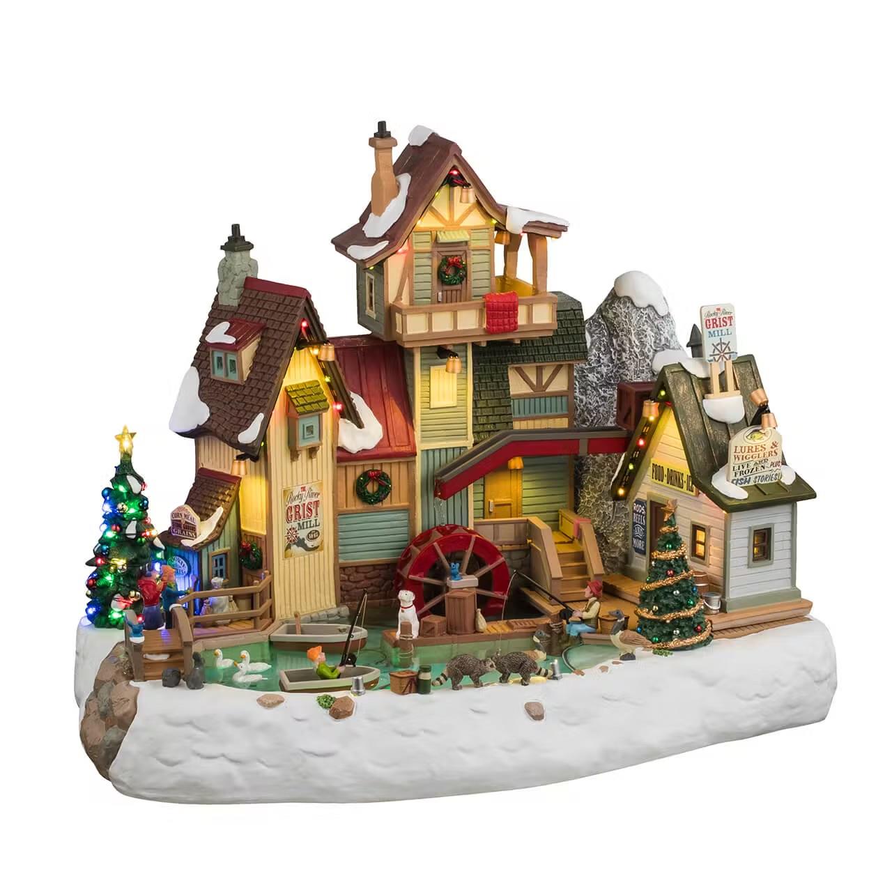Lemax Harvest Crossing Village: The Rocky River Grist Mill
