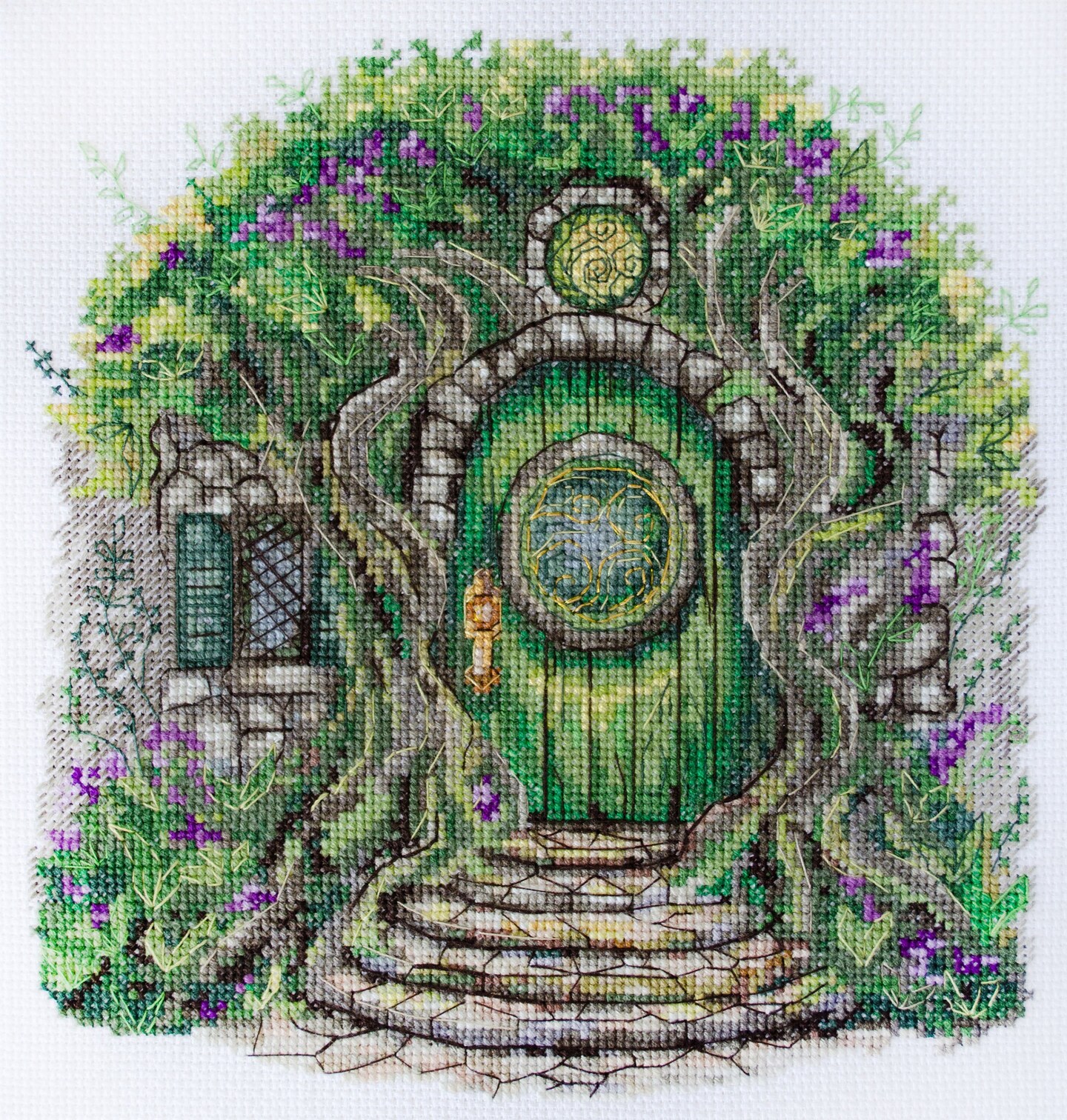 Cross-stitch kit - Where the elves live AH-267