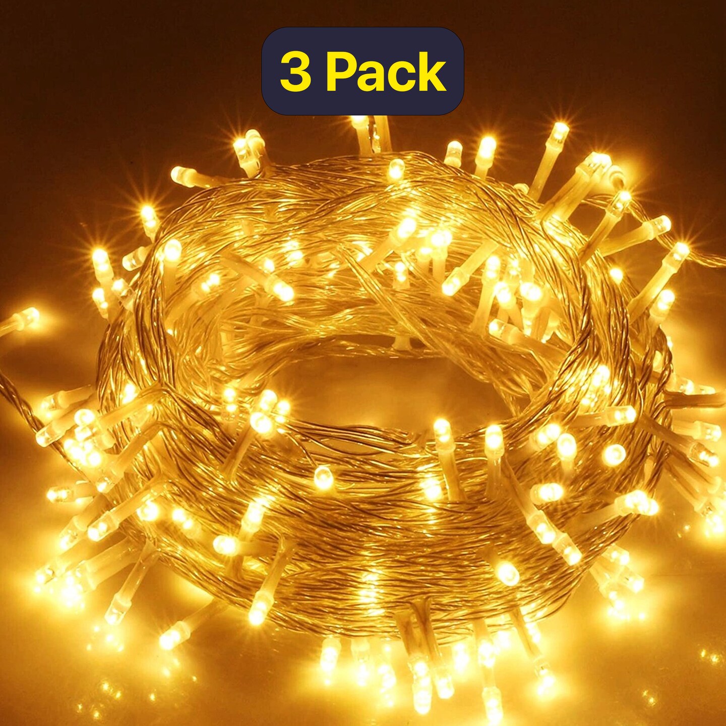 200 LED Curtain String Lights – 6x9 Ft Plug-In Fairy Lights with 8 Modes