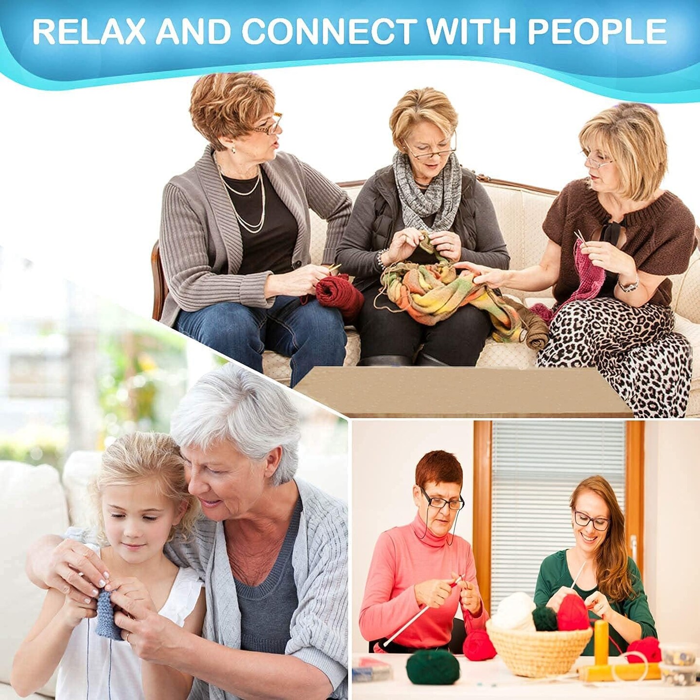 100pcs Crochet Hooks Set