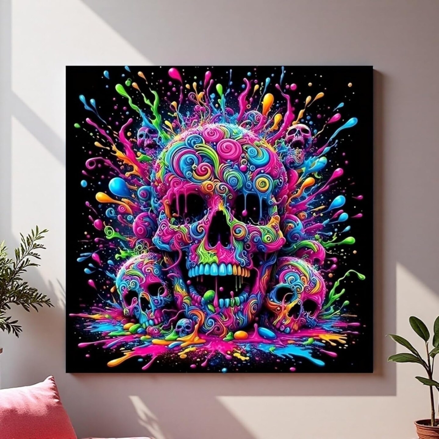 5D Skull Diamond Painting Kits for Adults