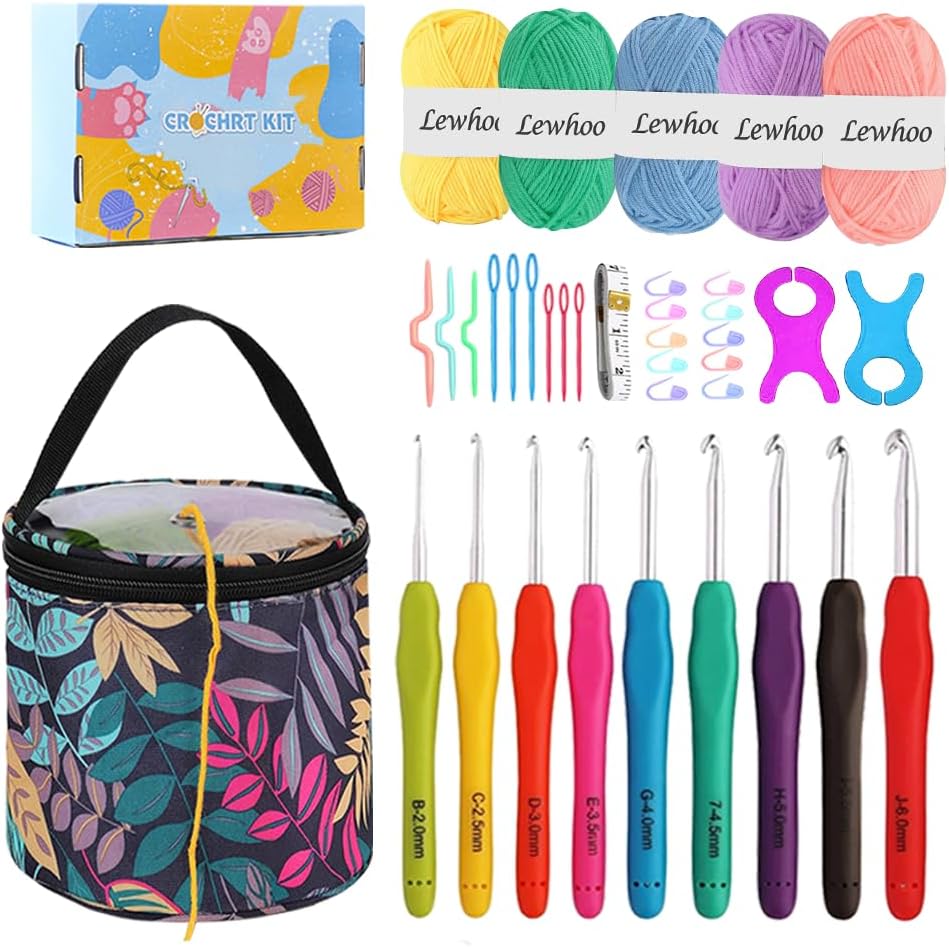 Beginner Crochet Kits with 5 Crochet Yarn Michaels