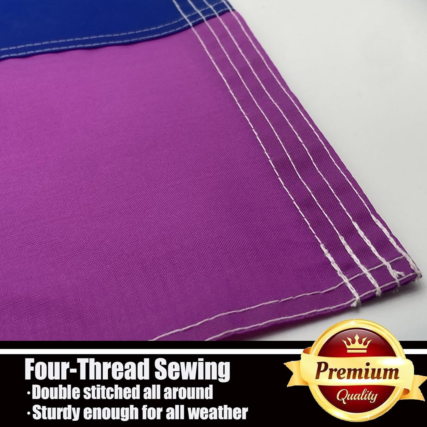 Progress Pride Rainbow Flag 2x3 Outdoor-210D Sewn Stripes LGBTQ Gay Lesbian Bisexual Transgender All Inlcusive Progressive Pride Rainbow Flag Vivid Color Polyester Flags with 2 Brass Grommets