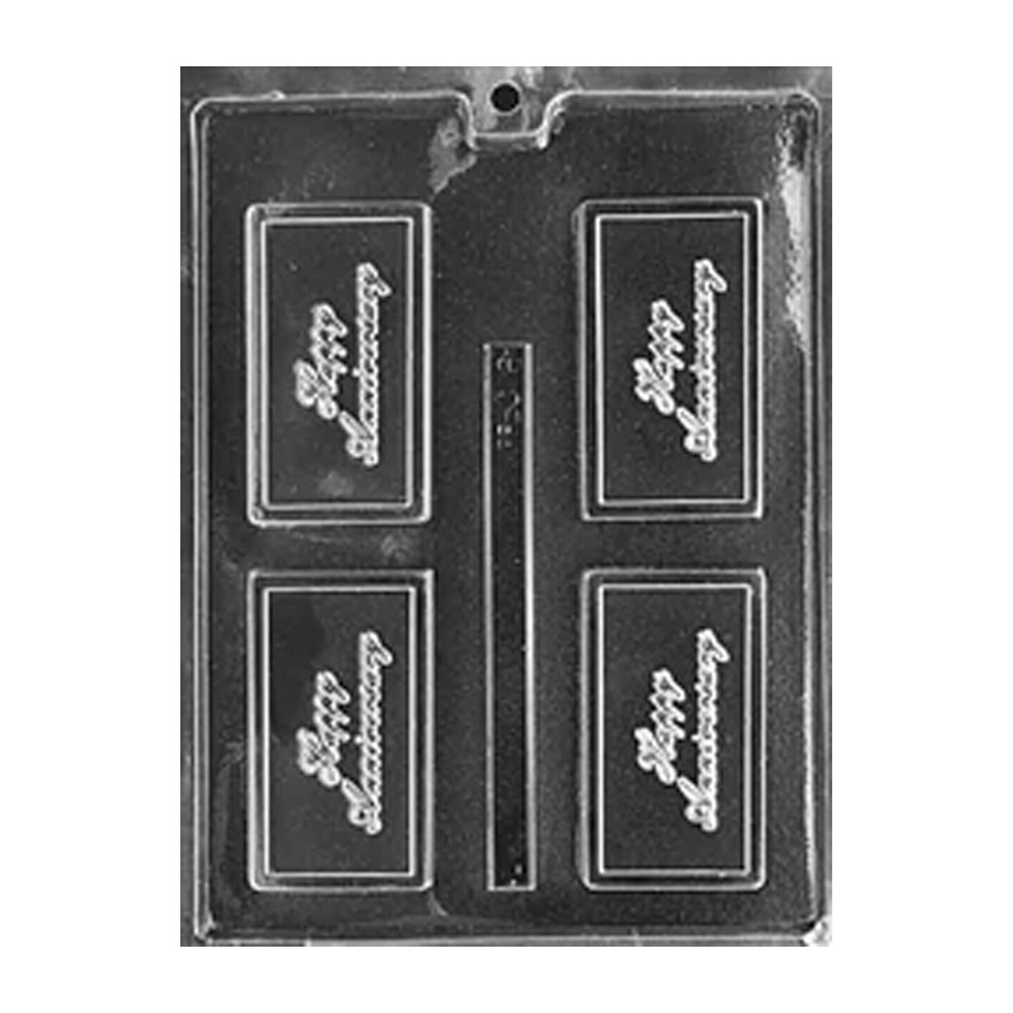 Happy Anniversary Card Chocolate Mold