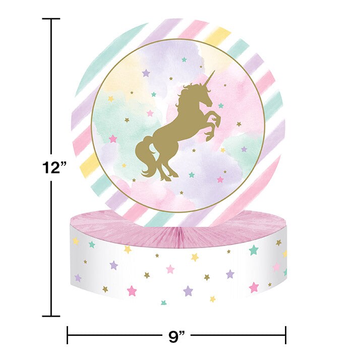 6 pc Bulk Sparkle Unicorn Centerpieces