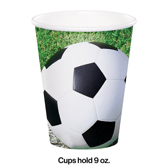 96 pc Bulk Soccer 9 oz Cups