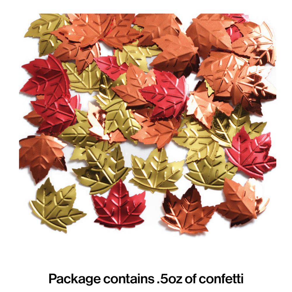 12 pc Bulk Maple Leaf Confetti