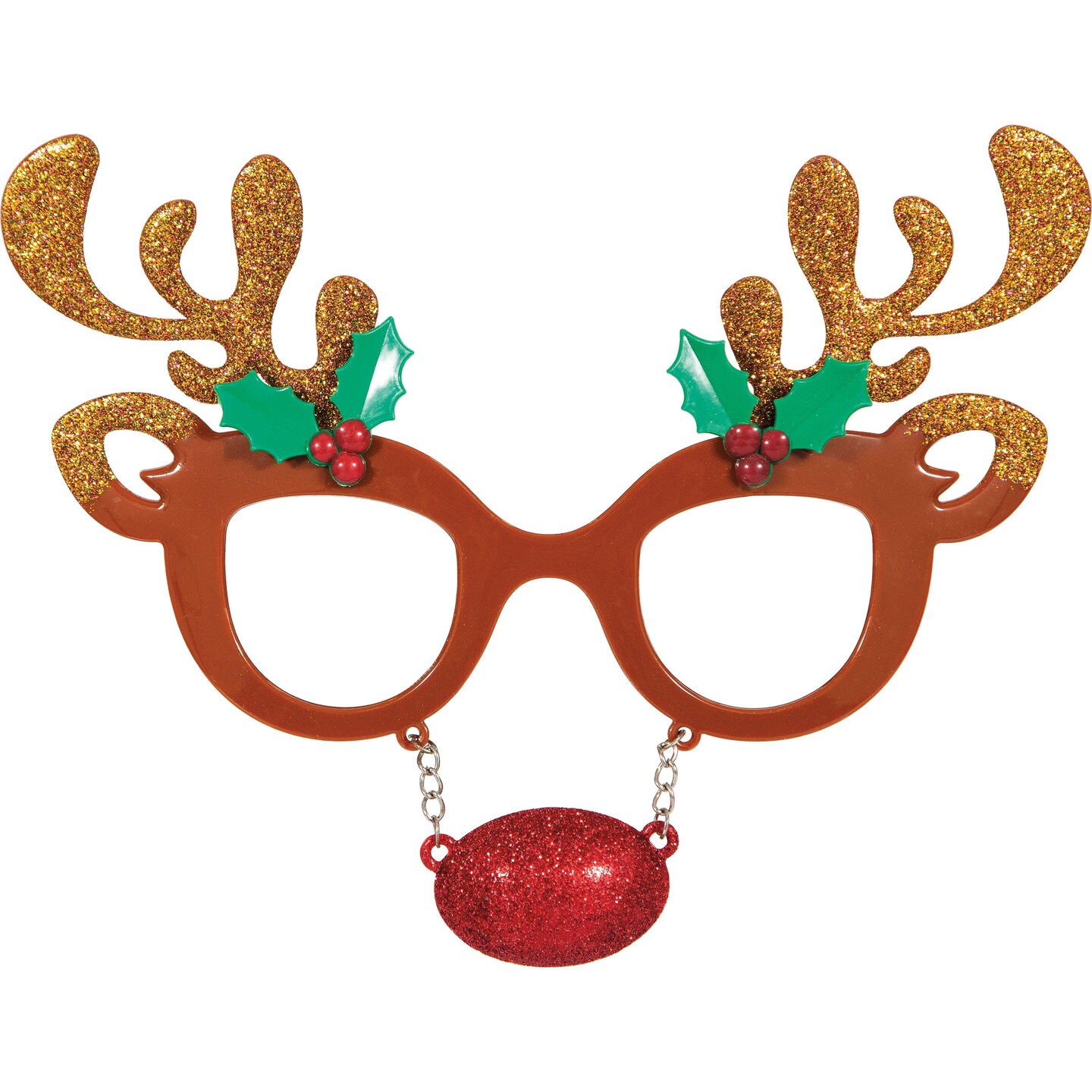 12 pc Bulk Reindeer Christmas Glasses Favor