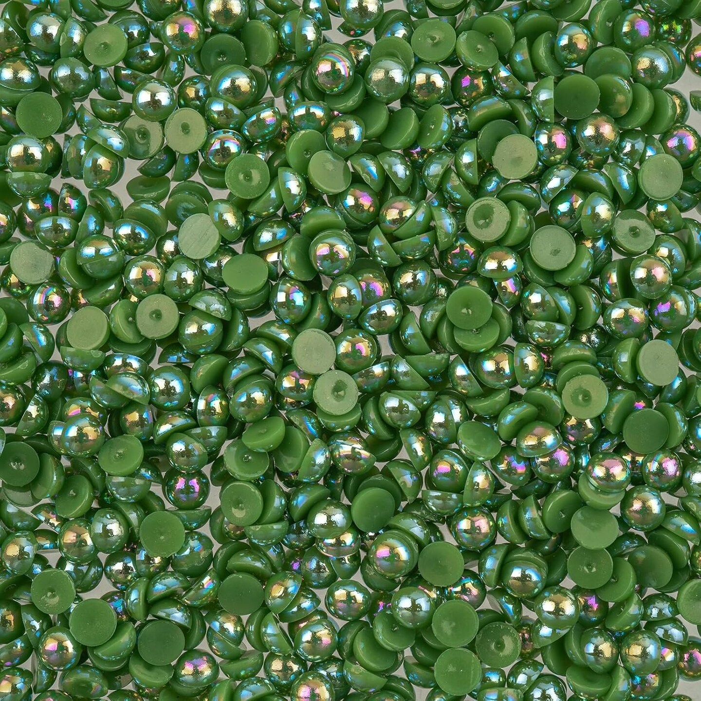 Crystal Lane DIY SS16(4mm) Plastic Pearl Flatback Rhinestones, 975pcs