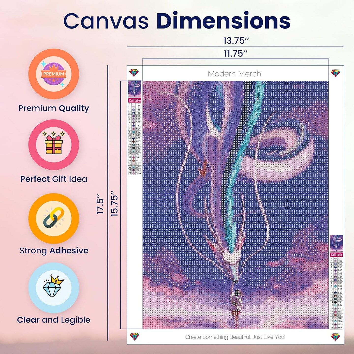 Anime Diamond Art Kits for Adults Spirited Away Dragon, 5D Diamond Painting for Adults, DIY Anime Wall Art, Purple Cross Stitch Gem Art, Full Round Drill 12x16in